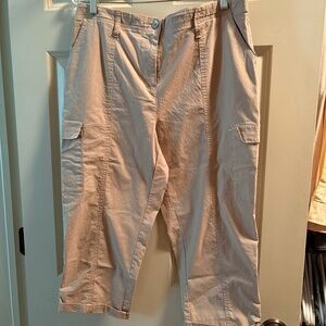 Chico’s Tan Chino Capris, size .5